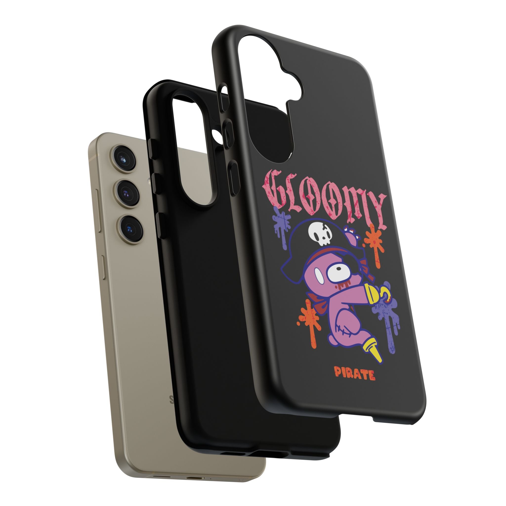 gloomy bear Halloween pirate Phone Case